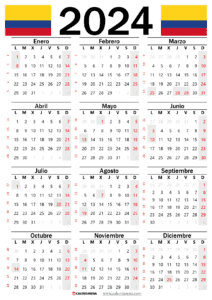 Calendario Colombia Con Festivos Pdf