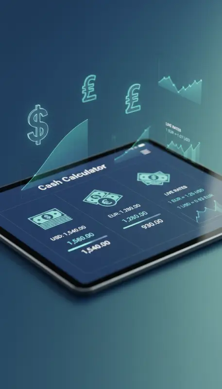 Free Online Cash Calculator and Money Counter Tool for Currency Conversion and Denomination Summing