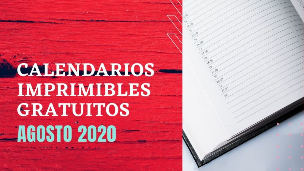 agosto 2020 calendario