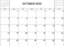 October november december 2020 calendar