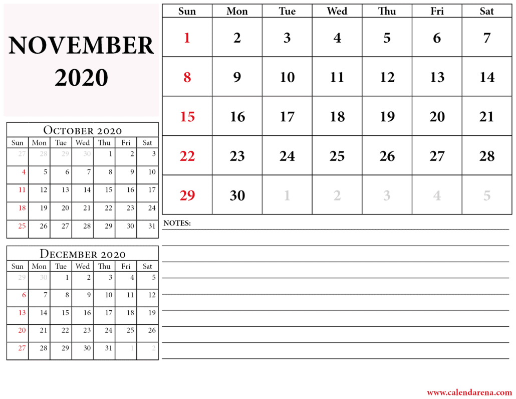 october november december 2020 calendar_2