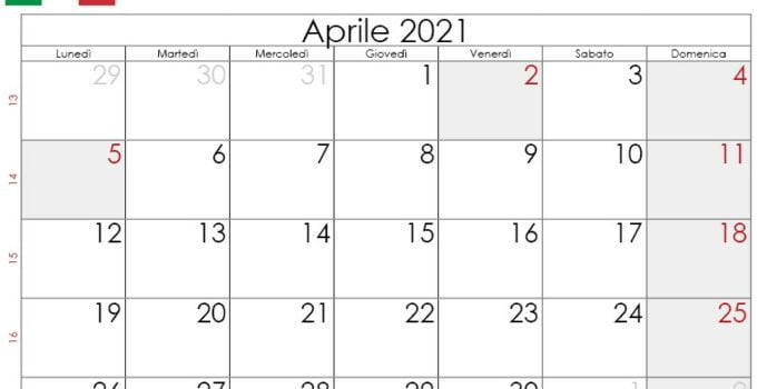 Calendario aprile 2021 da stampare2
