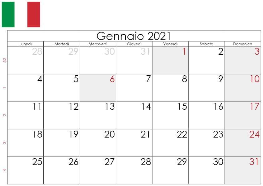 Calendario gennaio 2021 da stampare_2