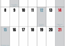 blank calendar february 2021