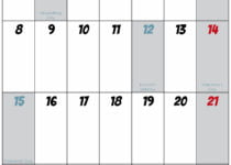 blank february 2021 calendar