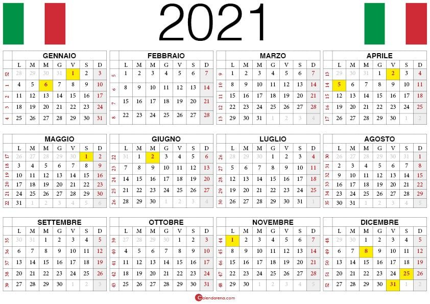calendario 2021 pdf