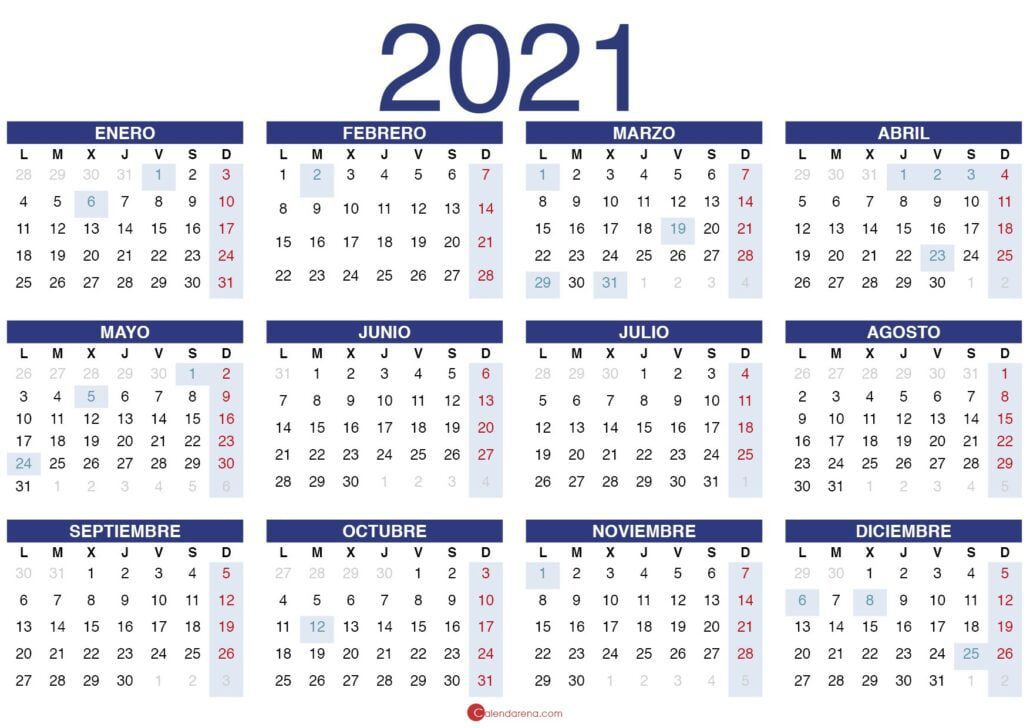 calendario 2021 pdf