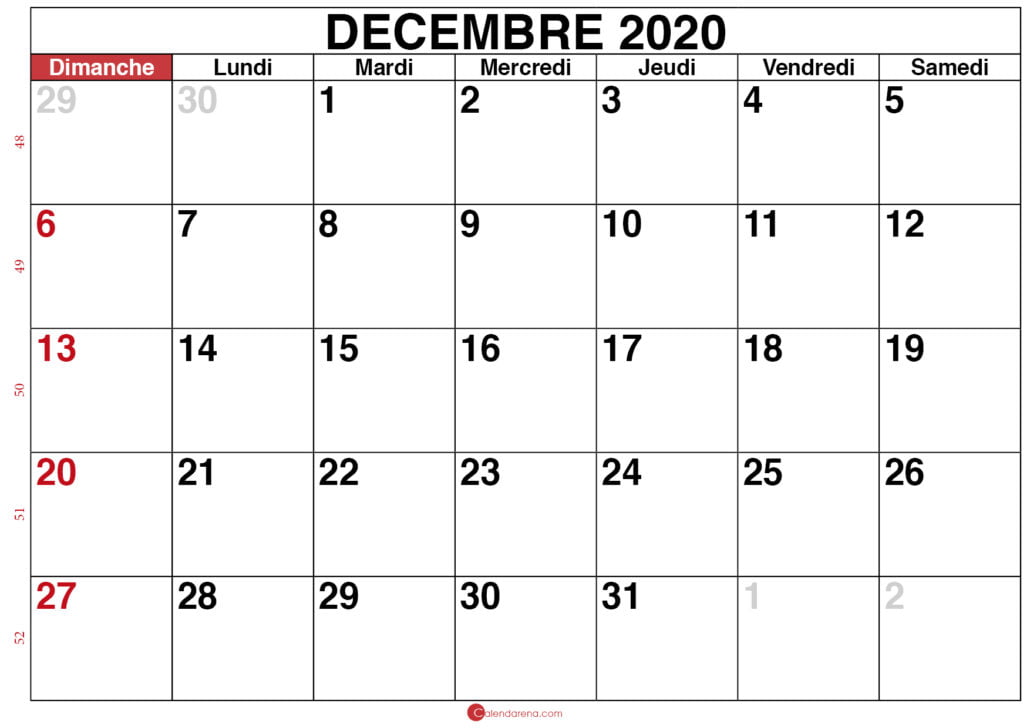 calendrier decembre 2020_modele 1