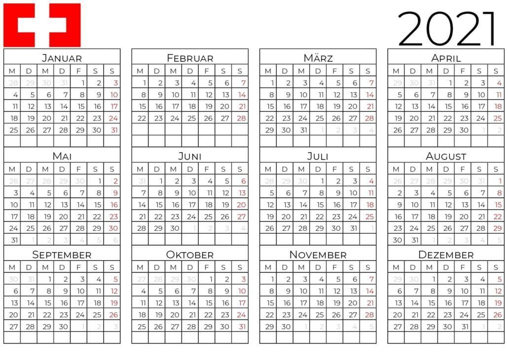 kalender 2021 schweiz_2
