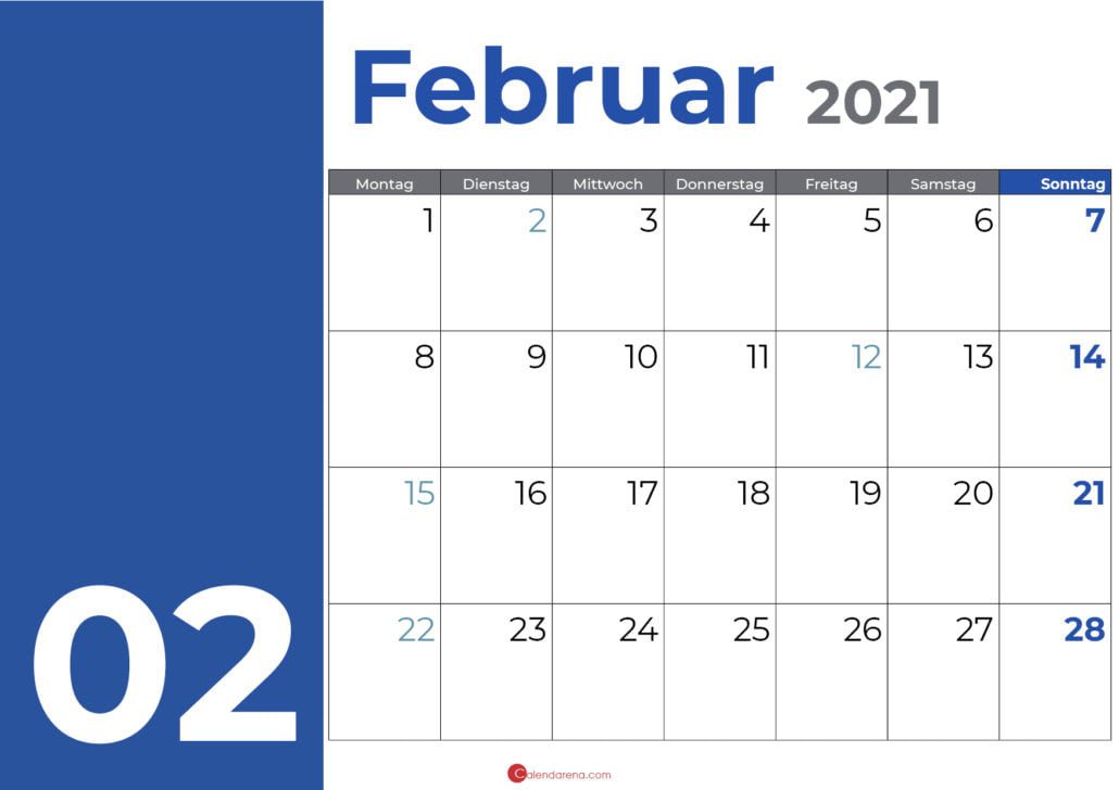 kalender februar 2021_blue