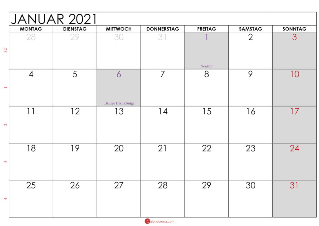 kalender januar 2021_Querformat1