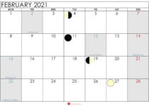 moon phase february 2021