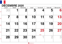 calendrier decembre 2020 France_grand