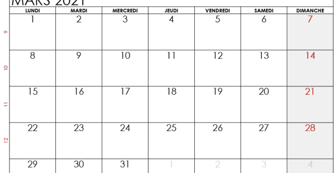 calendrier mars 2021 belgique_4