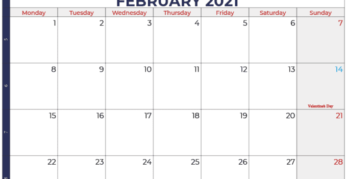february 2021 calendar australia