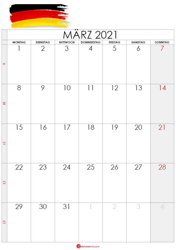 kalender märz 2021 -deutshland5