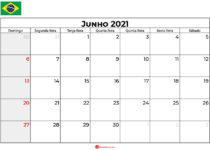 calendario junho 2021 brasil