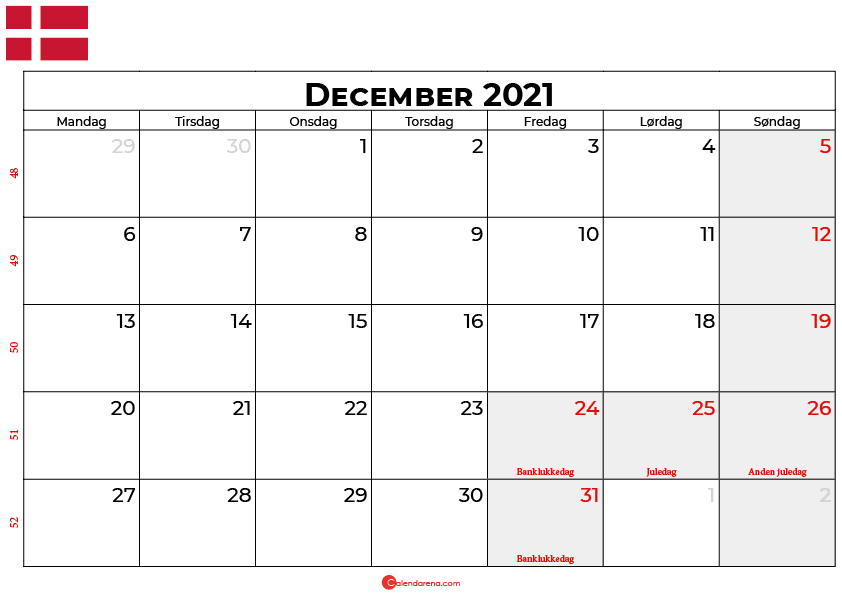 kalender december 2021