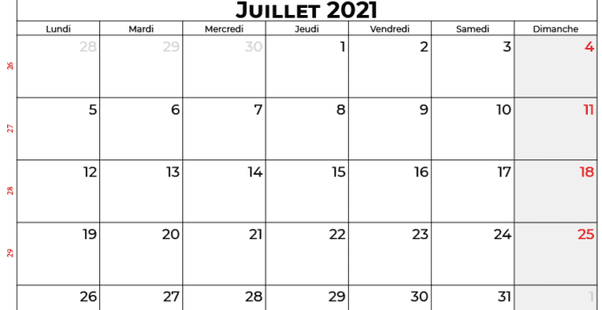 calendrier juillet 2021 swisse