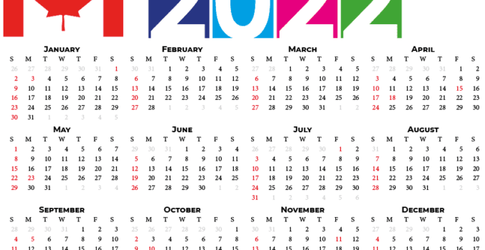 Canada 2022 Calendar Monthly Calendar 2022 Calendarena