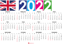 2022 calendar united kingdom