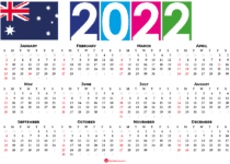 calendar 2022 australia