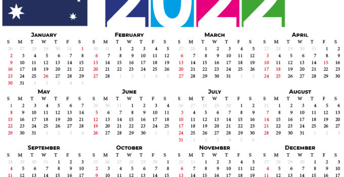 calendar 2022 australia