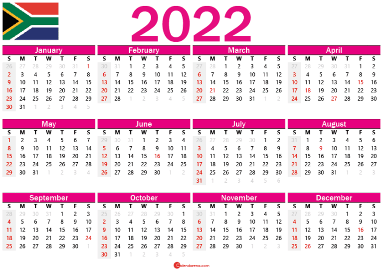 Ss Calendar 2022 Customize And Print