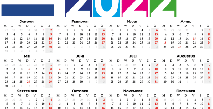 kalender 2022 Nederland
