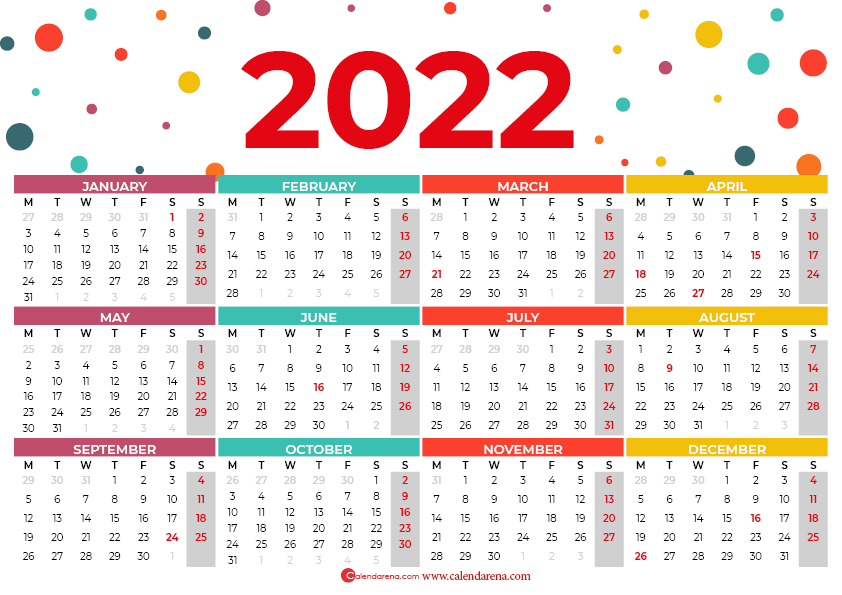 south africa 2022 calendar with holidays