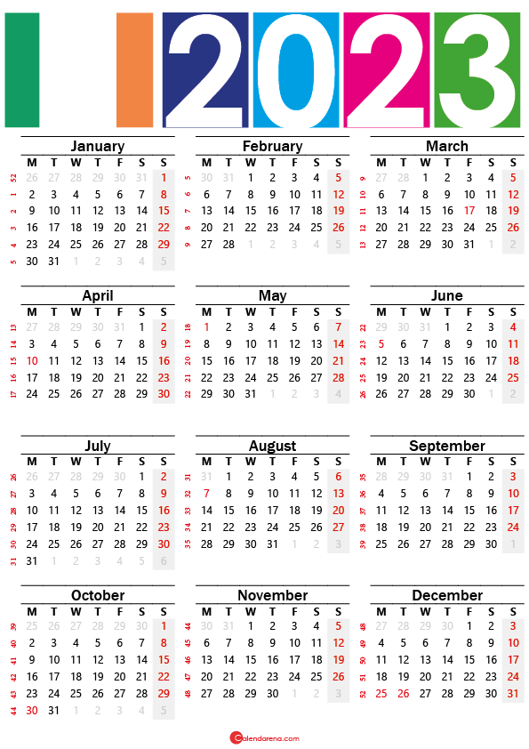 Top 2023 Calendar By Month Photos Calendar With Holidays Printable 2023 