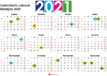 Calendario Laboral Badajoz 2021