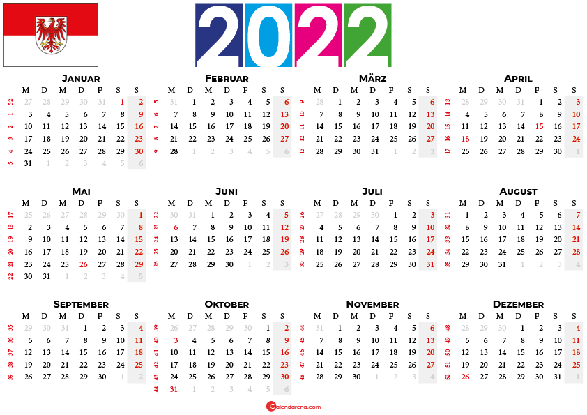 kalender 2022 brandenburg