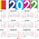 Kalender 2022 Belgien zum Ausdrucken