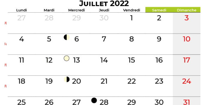 calendrier juillet 2022 suisse