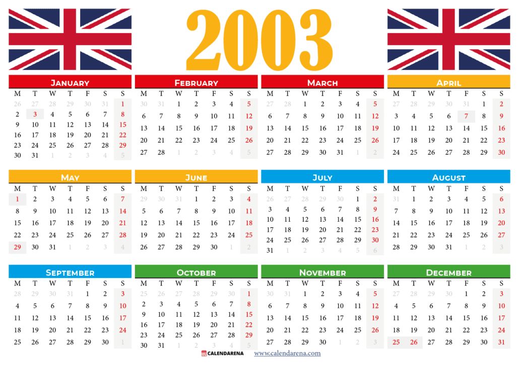 2023 calendar uk