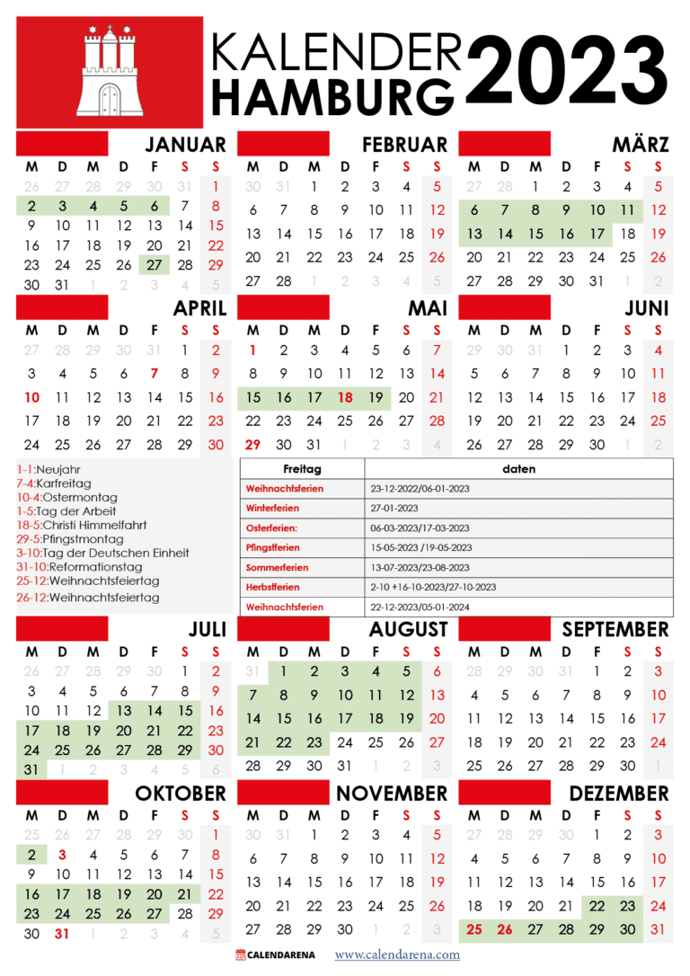 Kalender Feiertage Hamburg 2023 768x1086 