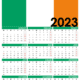 Ireland 2023 calendar with holidays printable