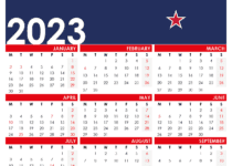 2023 calendar printable nz full