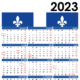 Calendrier 2023 à Imprimer Québec Canada