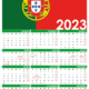 Calendário 2023 portugal para imprimir com feriados