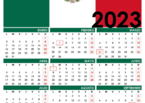calendario 2023 png mexico