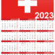 Calendrier 2023 à Imprimer Suisse