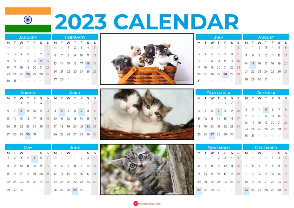 cute printable 2023 calendar