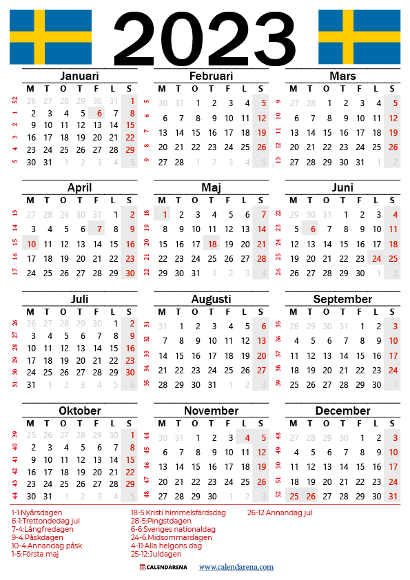 kalender 2023 pdf svensk