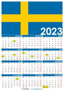 Kalender 2023 Sverige Med Helgdagar Och Veckonummer