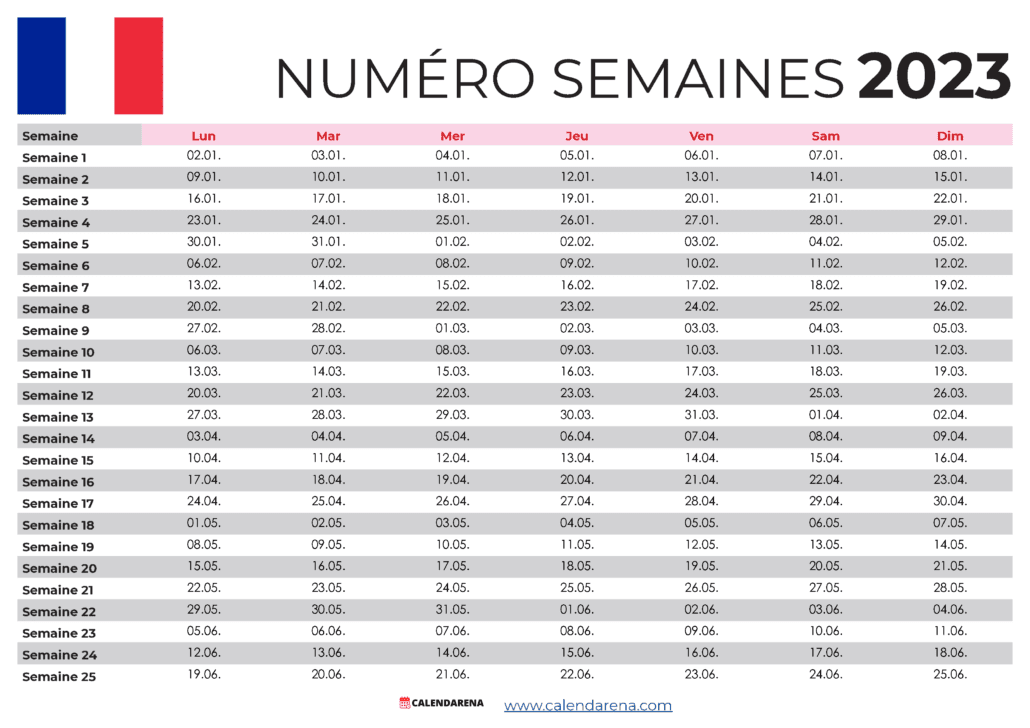 numero semaine 2023 france_Page1