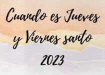 Cuando es jueves y viernes santo 2023 México