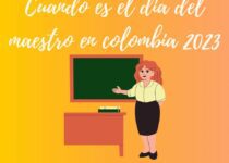cuando es el dia del maestro en colombia 2023