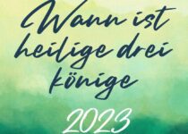 wann ist heilige drei könige Deutschland 2023